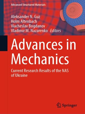 cover image of Advances in Mechanics